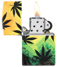 Zippo vžigalnik 49806 Rasta Cannabis