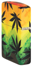 Zippo vžigalnik 49806 Rasta Cannabis