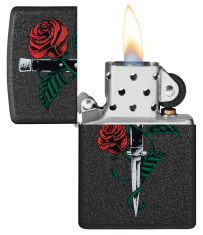 Zippo vžigalnik 49778 Rose Dagger Tattoo