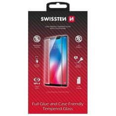 SWISSTEN Glass Full Glue, barvni okvir, primeren za ohišje za Samsung Galaxy A53 5G / črna