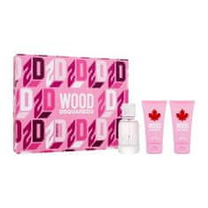 Dsquared² Wood SET1 Set toaletna voda 50 ml + losjon za telo 50 ml + gel za prhanje 50 ml za ženske