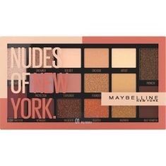 Maybelline Nudes Of New York paleta senčil 18 g Odtenek 010