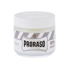 Proraso White Pre-Shave Cream krema za lažje britje z mentolom, evkaliptusom in glicerinom 100 ml