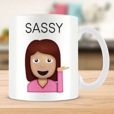 Stor Keramični vrč EMOJI Sassy 350ml