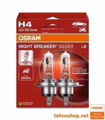 OSRAM DE ŽARNICA OSRAM HALOGEN H4 64193NBS-2HB NIGHT BREAKER SILVER 60/55W P43t 2HB