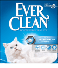 Ever Clean Extra Strong Unscented pesek za mačja stranišča, neodišavljen - 10 L