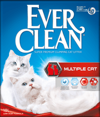 Ever Clean Multiple Cat pesek za mačja stranišča - 10 L