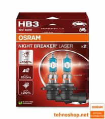 Osram ŽARNICA HALOGEN HB3 9005NL-2HB NIGHT BREAKER LASER 60W P20d 2HB