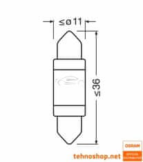 Osram ŽARNICA LED C5W (36 mm) LEDriving SL 12V 0,6W 6418DWP-1BL SV8.5-8 1BL