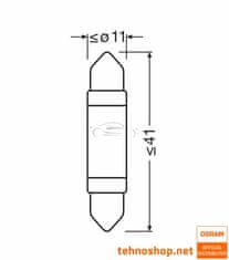 Osram ŽARNICA LED C5W (41 mm) LEDriving SL 12V 0,6W 6413DWP-1BL SV8.5-8 1BL