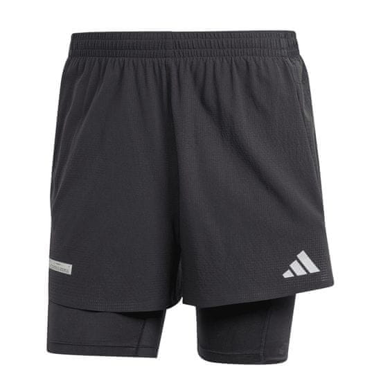 Adidas Hlače obutev za trening črna Laufhose 2in1