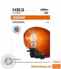 Osram ŽARNICA HALOGEN HB3 9005-1BL ORIGINAL 60W 12V P20d 1BL