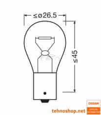 Osram ŽARNICA P21W 7506ULT-2BL ULTRALIFE 21W 12V BA15s 2BL