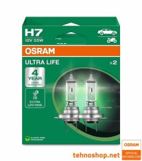 Osram ŽARNICA HALOGEN H7 64210ULT-2HB ULTRALIFE 55W 12V PX26d 2HB