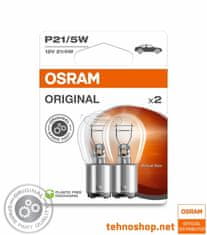 Osram ŽARNICA P21/5W 7528-2BL ORIGINAL 12V BAY15d 2BL