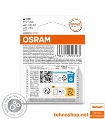 Osram ŽARNICA W16W 921-2BL ORIGINAL 12V W2.1X9.5d 2BL