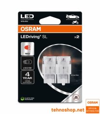 Osram ŽARNICA LED W21W LEDriving SL 12V 1,4W 7505DRP-2BL W3x16d 2BL