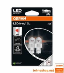 Osram ŽARNICA LED W16W rdeča LEDriving SL 12V 1,4W 921DRP-2BL W2.1x9.5d 2BL