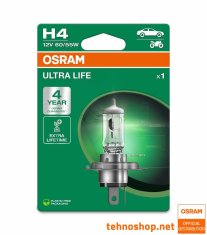 Osram ŽARNICA HALOGEN H4 64193ULT-1BL ULTRALIFE 60/55W 12V P43t 1BL