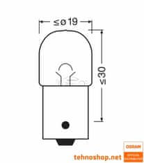 Osram ŽARNICA R10W 5008ULT-2BL ULTRALIFE 10W 12V BA15s 2BL