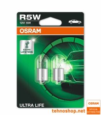 Osram ŽARNICA R5W 5007ULT-02B ULTRALIFE 12V BA15s BLI2