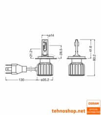 Osram LED KIT KOMPLET LEDriving HLT BRIGHT H4 64196DWBRT-2HFB LED 15/15W 24V P43t 2HFB