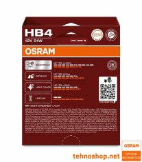 Osram ŽARNICA HALOGEN HB4 9006NL-2HB NIGHT BREAKER LASER 51W P22d 2HB