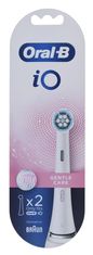 Braun Oral-B iO Gentle Care električna glava za zobno ščetko, 2 kosi, mehka ščetina, bela