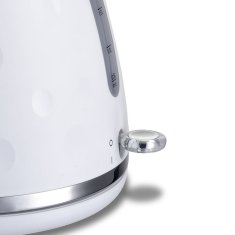 Eldom Kettle ELDOM C245 SB, 1.7 L, bele barve, brezžičen, 2000 W, avtomatsko izklop, zaščita pred pregrevanjem