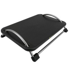 Techly Nastavljiv podstavek za noge Techly ICA-FR 13, črn, ABS, prilagodljiv višinski, 1.24 kg, 430x280 mm