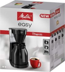 MELITTA Melitta Easy II Termo Pultni Kavni Aparat Črni - Kapaciteta 1 L, 1050 W, S funkcijo ohranjanja toplote