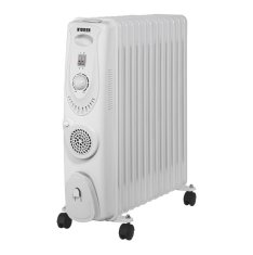 N'OVEEN NOVEEN OH1301 Oljni grelnik 2500 W s turbo ventilatorjem 400 W, 3 stopnje moči, zaščita pred pregrevanjem, 13 reber