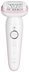 Braun Braun Silk-épil 9 Epilator z 40 pincetami - Zlata in bela, Wet & Dry, Polnljiv, Potovalna torba vključena