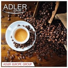 Adler Polavtomatski kavni aparat Adler AD 4404cr, prostornina 1,6 L, 850 W, za espresso, cappuccino in latte