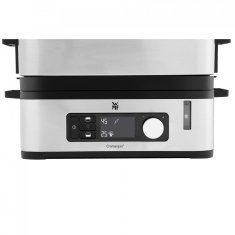 WMF WMF KITCHENminis parni kuhar s 2 košaricama, 900 W, črn in nerjaveče jeklo, LCD zaslon, 4.3 L, countertop