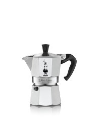 BIALETTI Bialetti Moka Express Moka aparat 0.23 L iz aluminija - 4 skodelice, brez posode za pranje v pomivalnem stroju