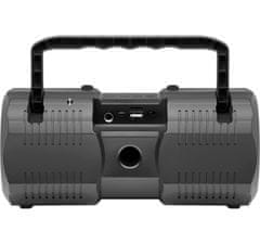 Defender Bluetoothing zvočnik DEFENDER BEATBOX 20, 20W, FM radio, USB/TF, prenosni, v črni barvi, 5h avtonomije, ključno vmesnik