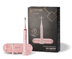 Oromed Sonic zobna ščetka OROMED ORO-SONIC NEXT PINK, 4 načini, roza, vodoodporna, dolga avtonomija, komplet z 2 glavami