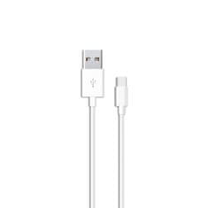 SAVIO Savio USB – USB C kabel 5A, 1m, USB 2.0, bel, moški konektorji, hitrost prenosa do 480 Mbit/s