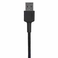 Aukey AUKEY CB-CD30 USB kabel 0,9 m, USB A do USB C, črn, hitri polnilni, pletenica, USB PD 3.0, 2 leti garancije