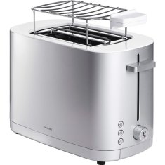 slomart ZVILLING 53008-000-0 toaster s rešetko, 2 reži, dolgotrajna obdelava, kontrola rjavenja, satin jeklo, 1000 W