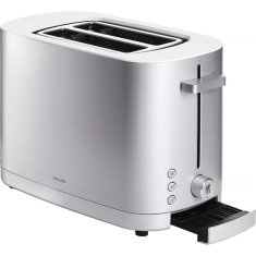 slomart ZVILLING 53008-000-0 toaster s rešetko, 2 reži, dolgotrajna obdelava, kontrola rjavenja, satin jeklo, 1000 W