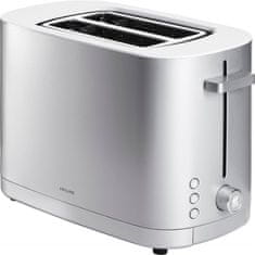 slomart ZVILLING 53008-000-0 toaster s rešetko, 2 reži, dolgotrajna obdelava, kontrola rjavenja, satin jeklo, 1000 W