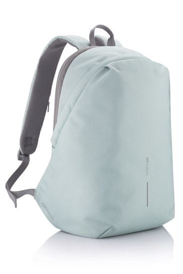 XD Design MINT ZELENA XD DESIGN NAPAJALNA NAKLOPNA Nahrbtnik BOBBY SOFT z zaščito proti kraji in USB vtičem, 39.6 cm, 16 L