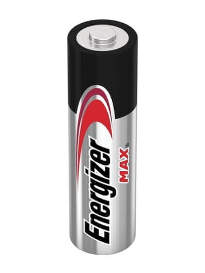 Energizer Energizer alkalinske baterije Max AA LR6, 4 kose, ekološko pakiranje, dolga življenjska doba do 10 let