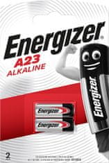 Energizer Energizer A23 alkalne baterije, 12V, 2 kosa v blister pakiranju - dolga življenjska doba in zanesljivost