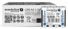 Alkalne baterije everActive Pro LR6 AA - 4 kosa, 1.5V, 3000mAh, dolga življenjska doba, enkratna uporaba