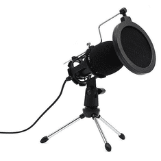 KEDO Mikrofon namizni z stojalom, POP filter