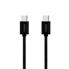 KEDO USB kabel USB-C To USB-C, 18W, 2A, 1.2m, črn