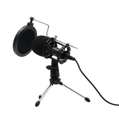 KEDO Mikrofon namizni z stojalom, POP filter